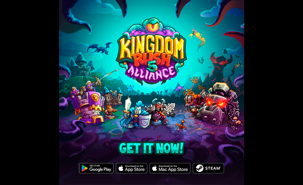 Kingdom Rush 5: Alliance é lançado oficialmente