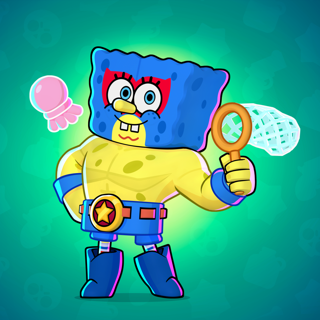 Brawl Stars x SpongeBob_SpongeBob El Primo