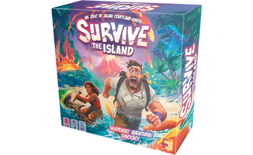 Galápagos lança Survive the Island, board game onde se precisa fugir de uma ilha que está afundando