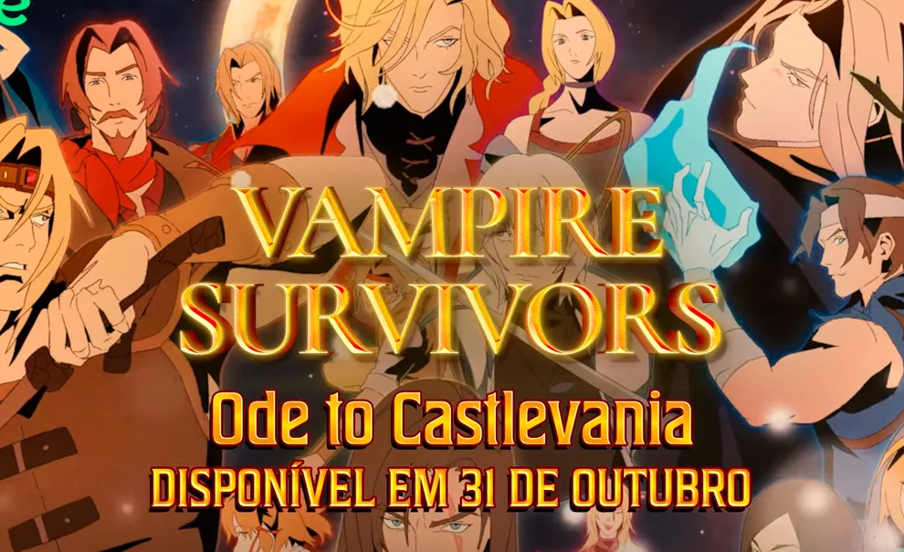 Vampire Survivors Ode to Castlevania – A maior DLC e inspirada em Castlevania