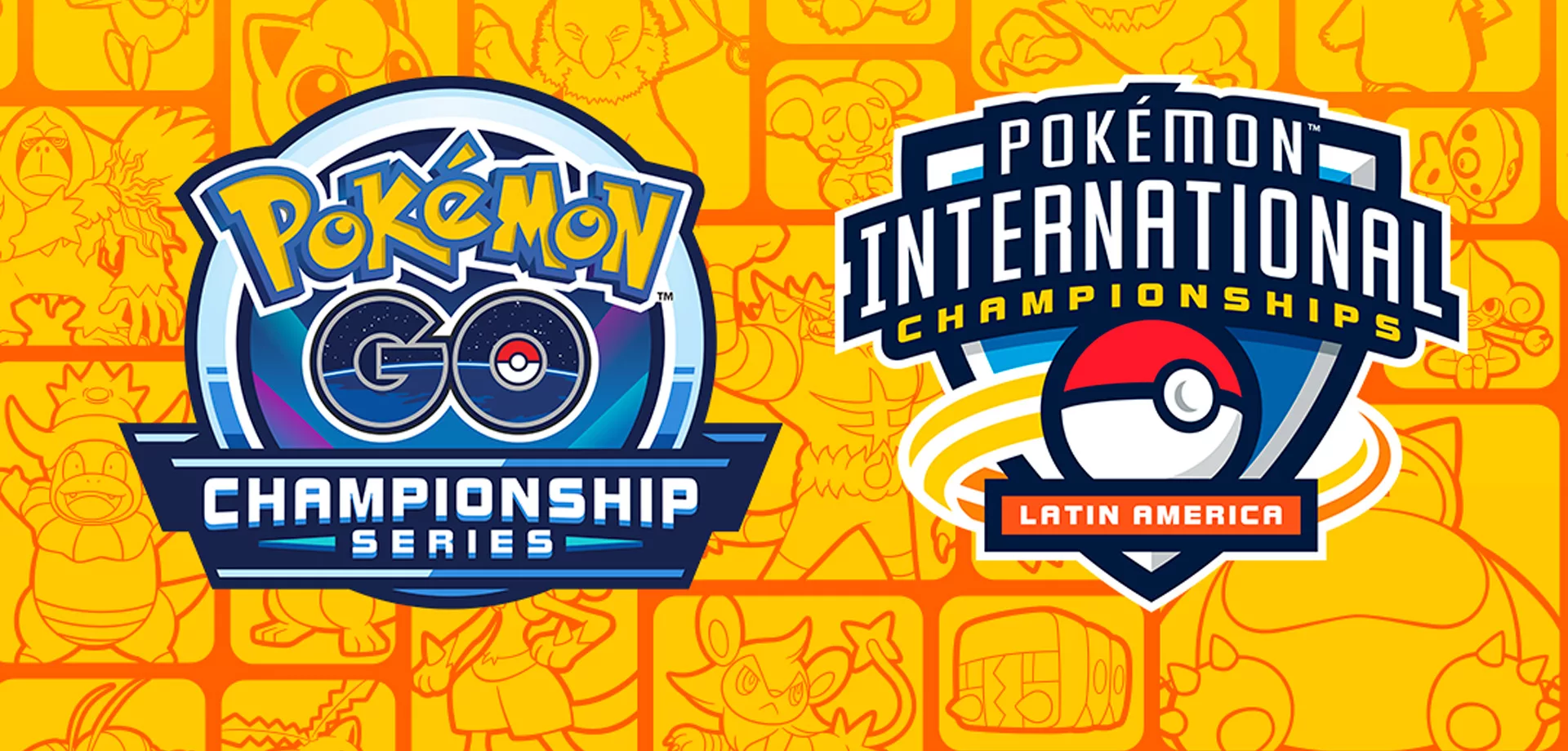 Logo Pokémon GO Championship Series e Logo da Latin America International Championships