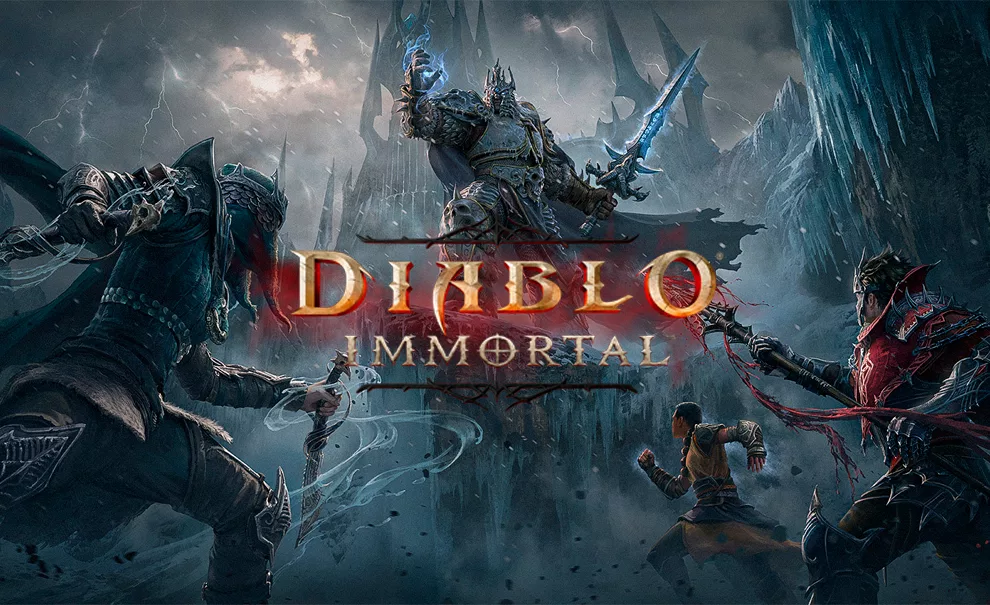 Personagens de Diablo encaram o Lich King em Diablo Immortal x WoW