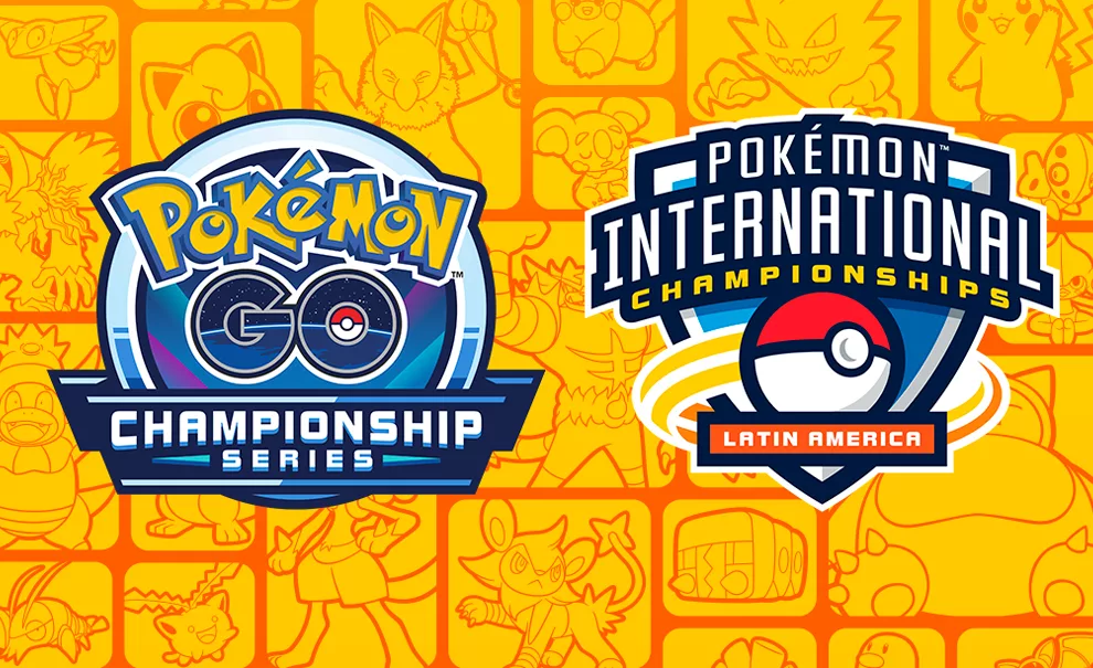 Logo Pokémon GO Championship Series e Logo da Latin America International Championships