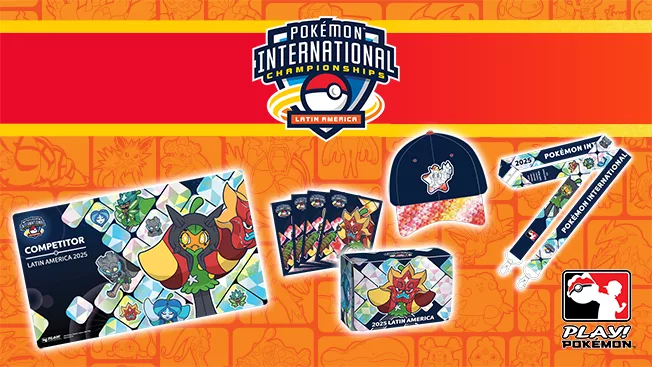 Kit de boas vindas dos competidores de Pokémon GO Latin America International Championships