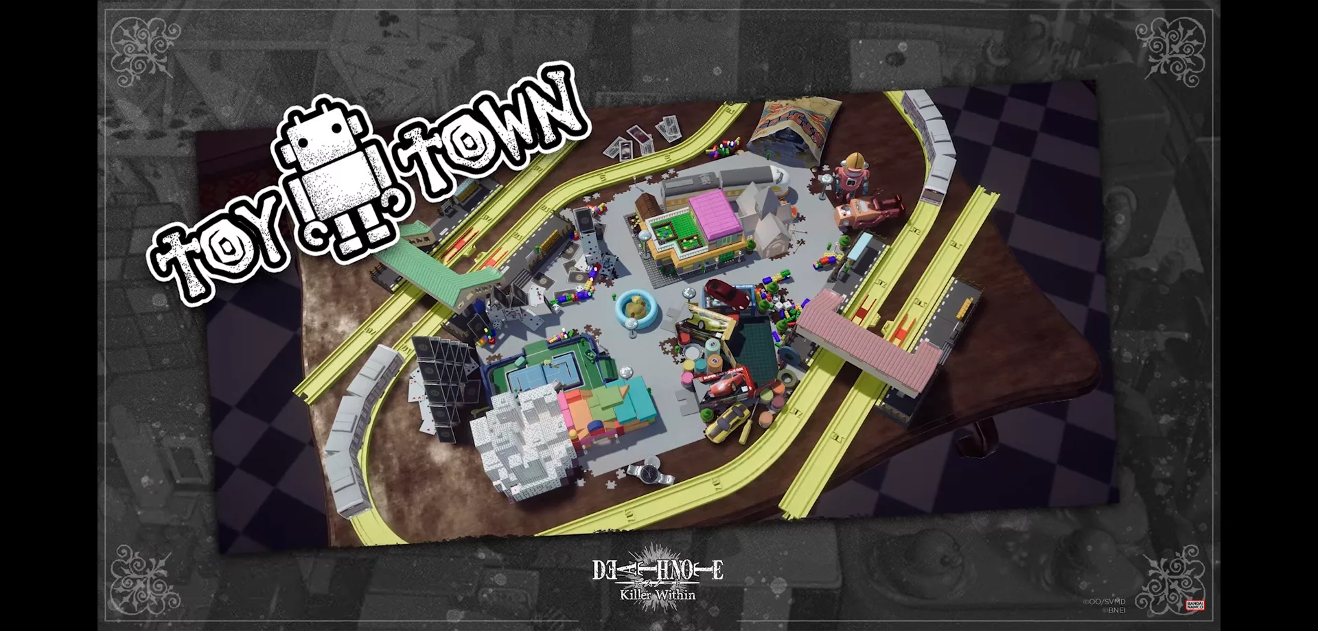 Novo Mapa de Death Note Killer Within - Toy Town - Visto de cima.