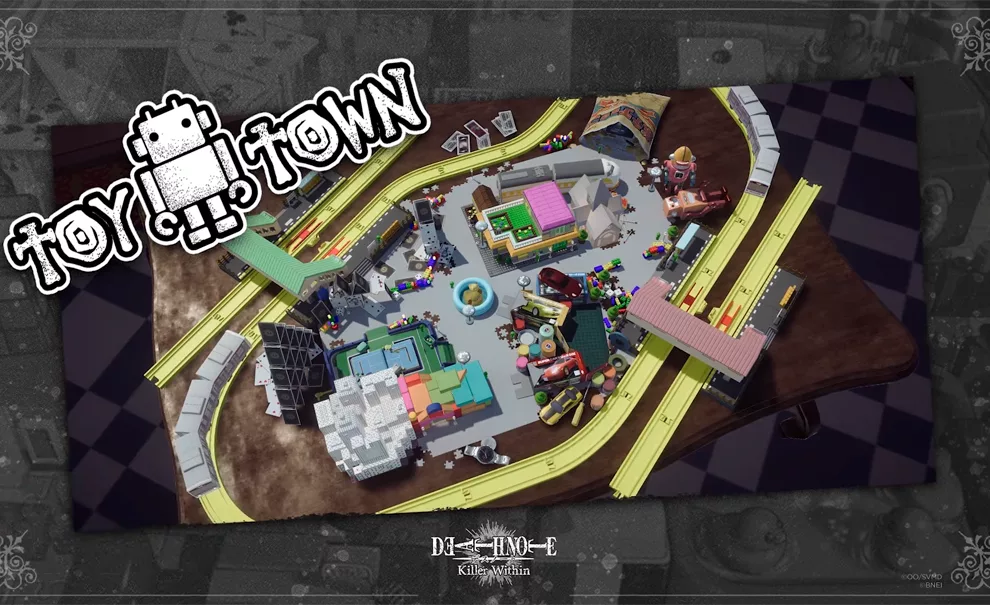 Novo Mapa de Death Note Killer Within - Toy Town - Visto de cima.