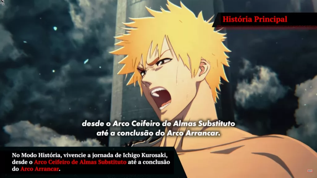 Imagem de Ichigo no modo História.