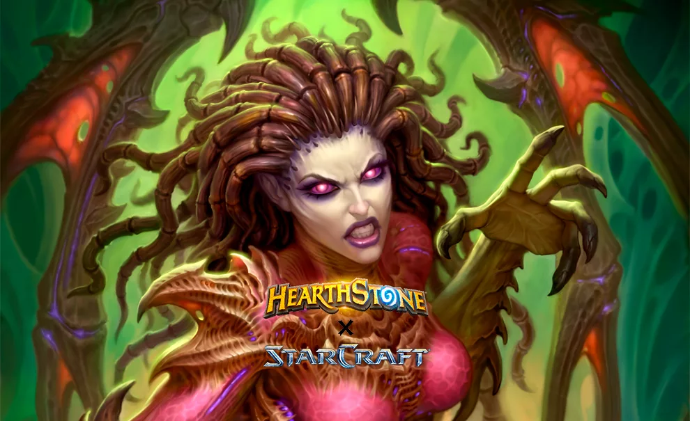 Carta da Kerrigan em Hearthstone X Starcraft.