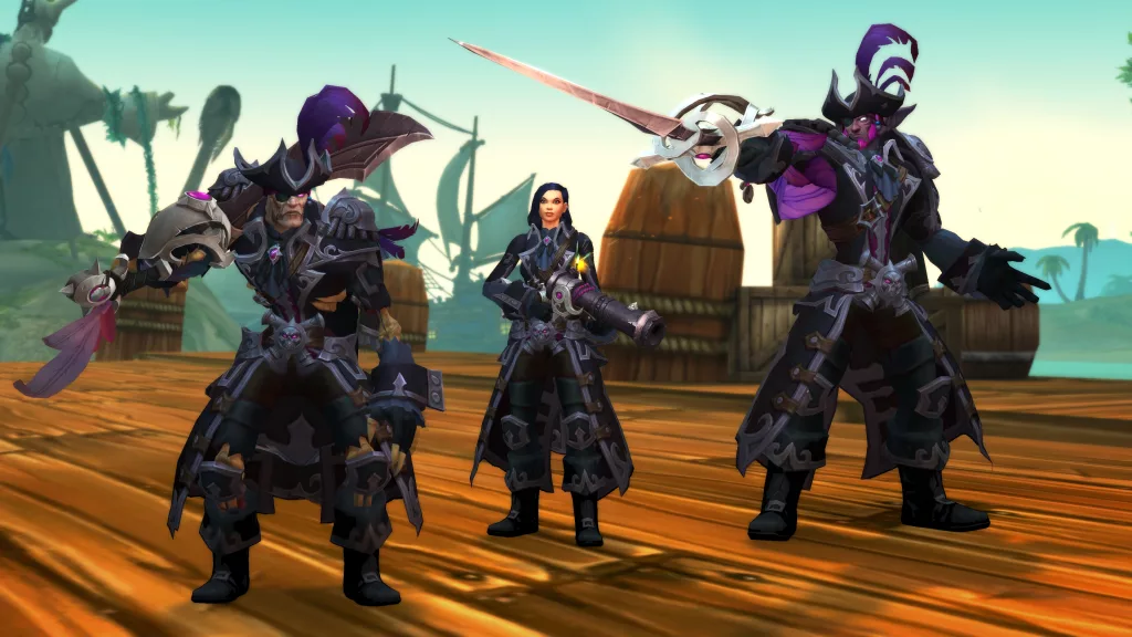 Transmogs de armaduras de PLunderstorm.