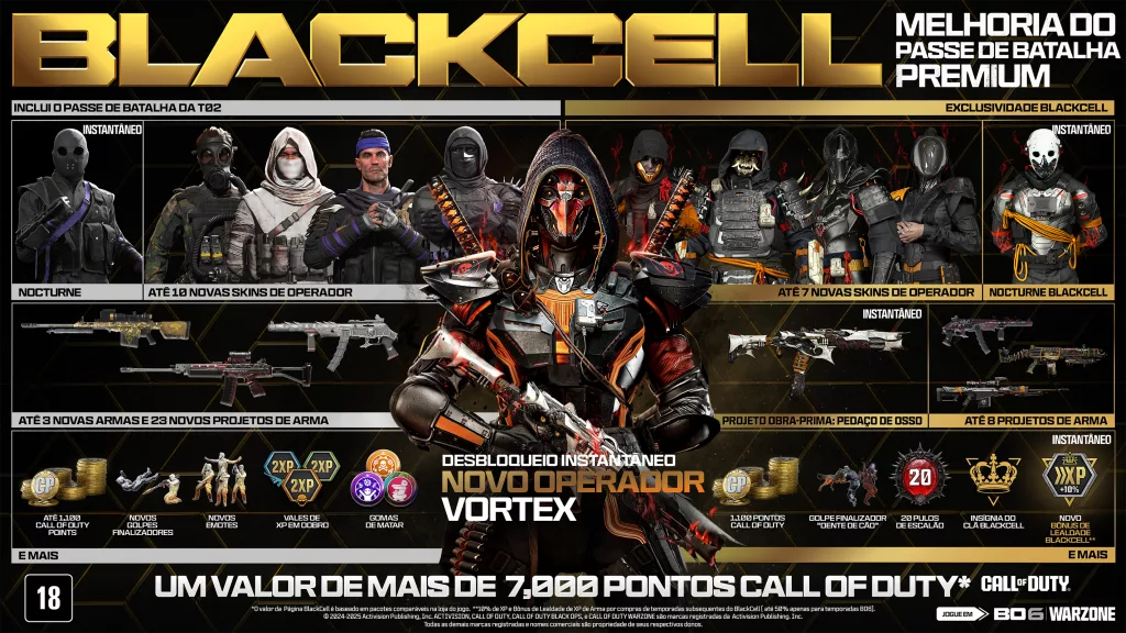 Passa de Batalha de Call of Duty: Black Ops 6 Temporada 2