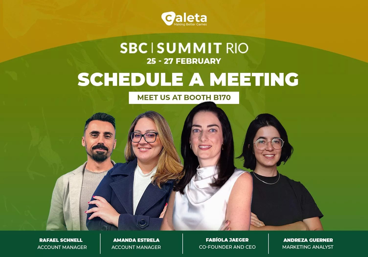 Caleta Gaming no SBC Summit Rio