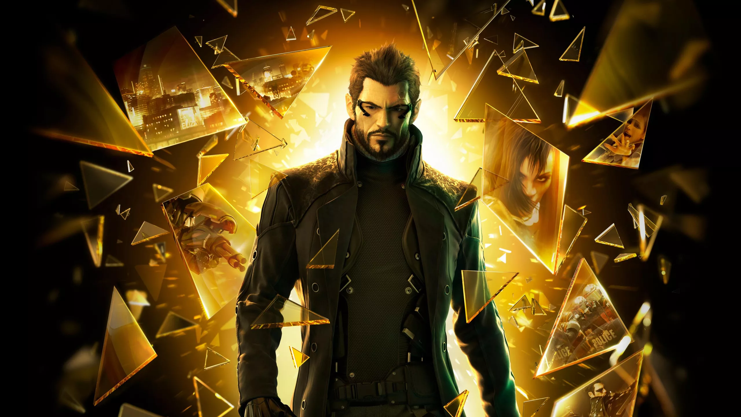 Capa de Deus Ex: Human Revolution.