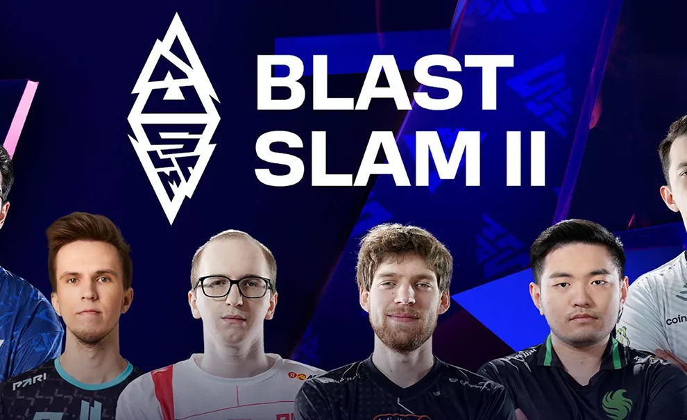 Bannher da Blast Slam II , torneio transmitido pela BTSBrasilTV