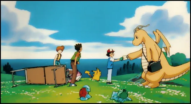 Dragonite em filme Pokémon - Mewtwo