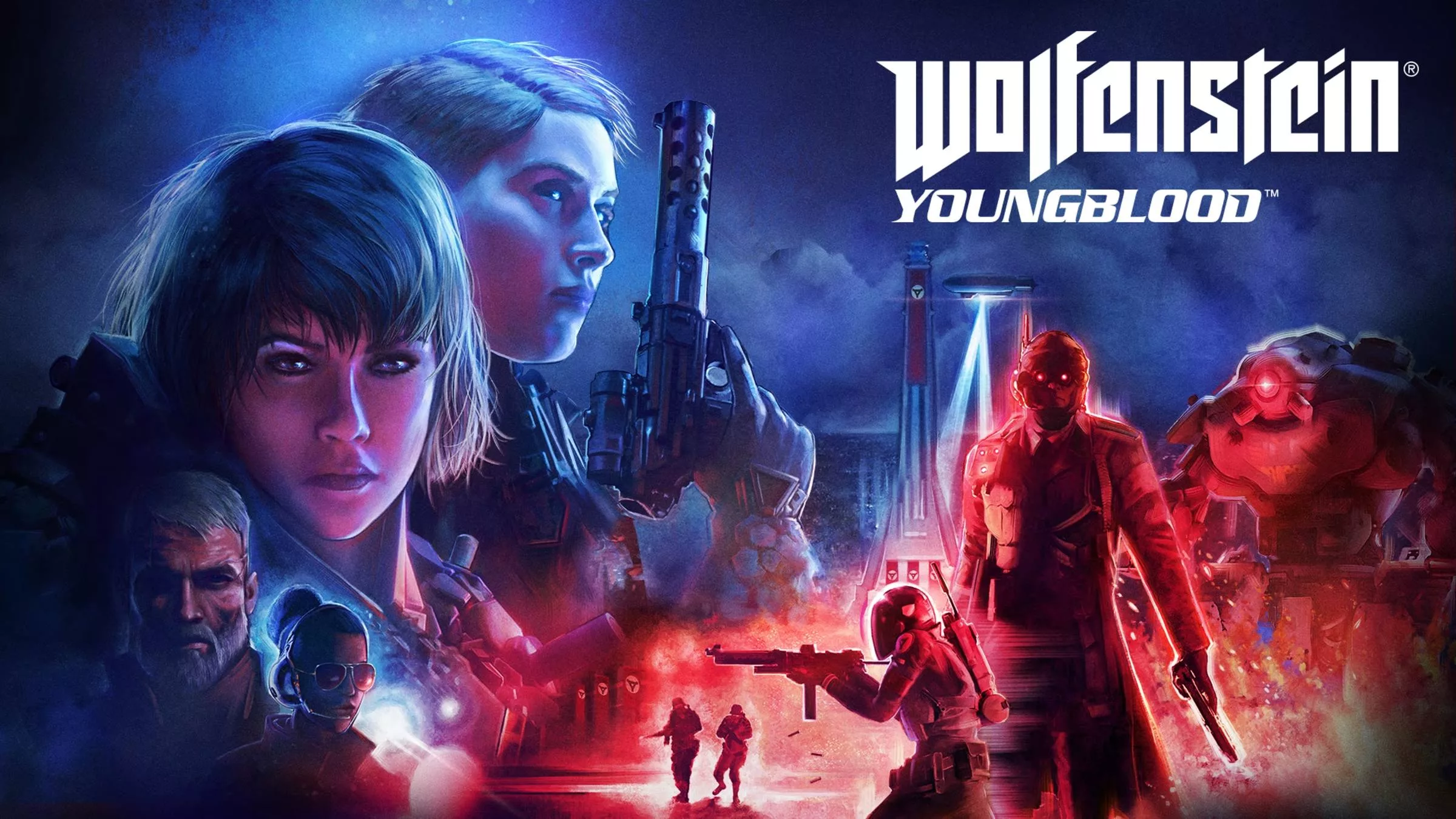 Capa de Wolfenstein: Youngblood. Título oferecido pela Prime Gaming.