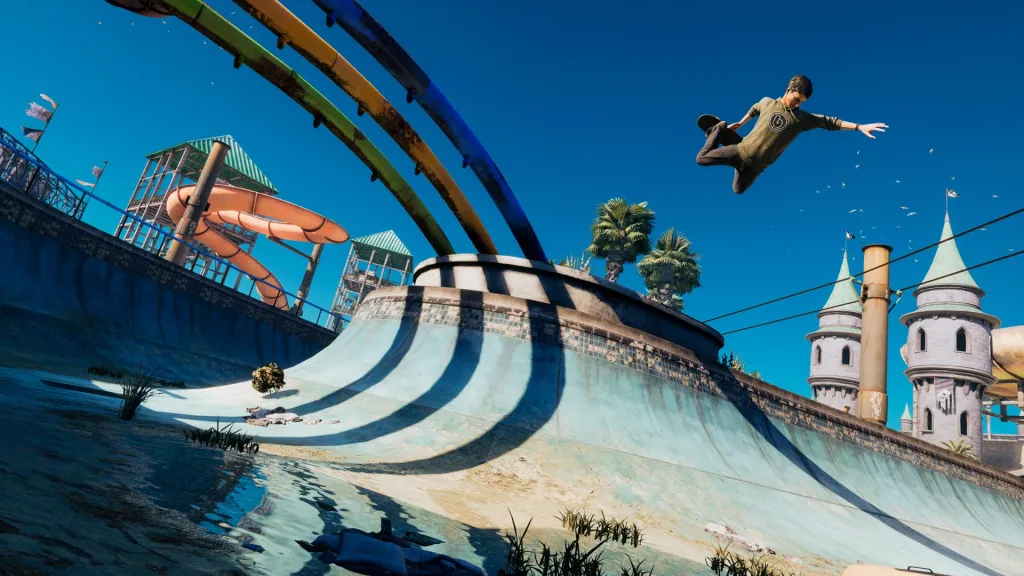 Pista Waterpark em Tony Hawk